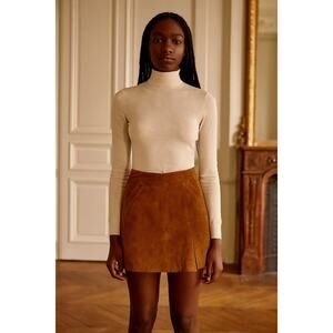 Blank NYC Caramel Tan Suede‎ Mini Skirt with Pockets size 29